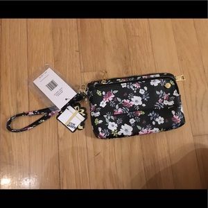 Steve Madden floral wristlet wallet